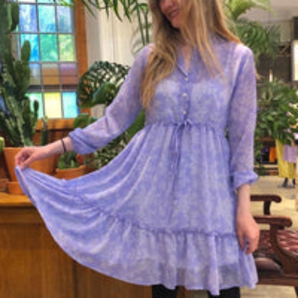 OST London Purple Nikoline Dress - Picture 2 of 6